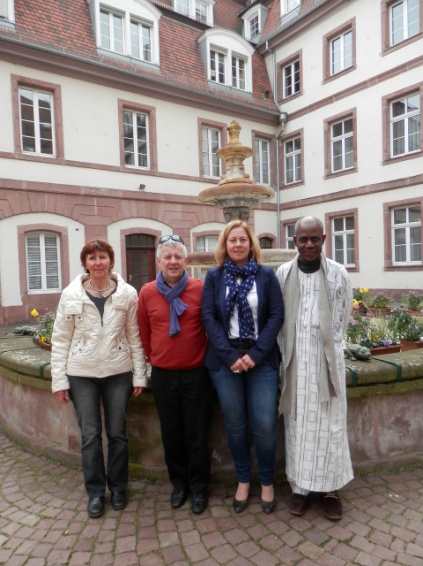 Accueil à la Mairie de Colmar de M. Thierno BA,  Président de l’USE