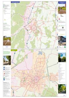 cartes des aménagements et itinéraires cyclables de Colmar et Colmar Agglomération