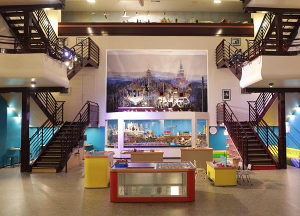 Le hall du musée du jouet de Colmar