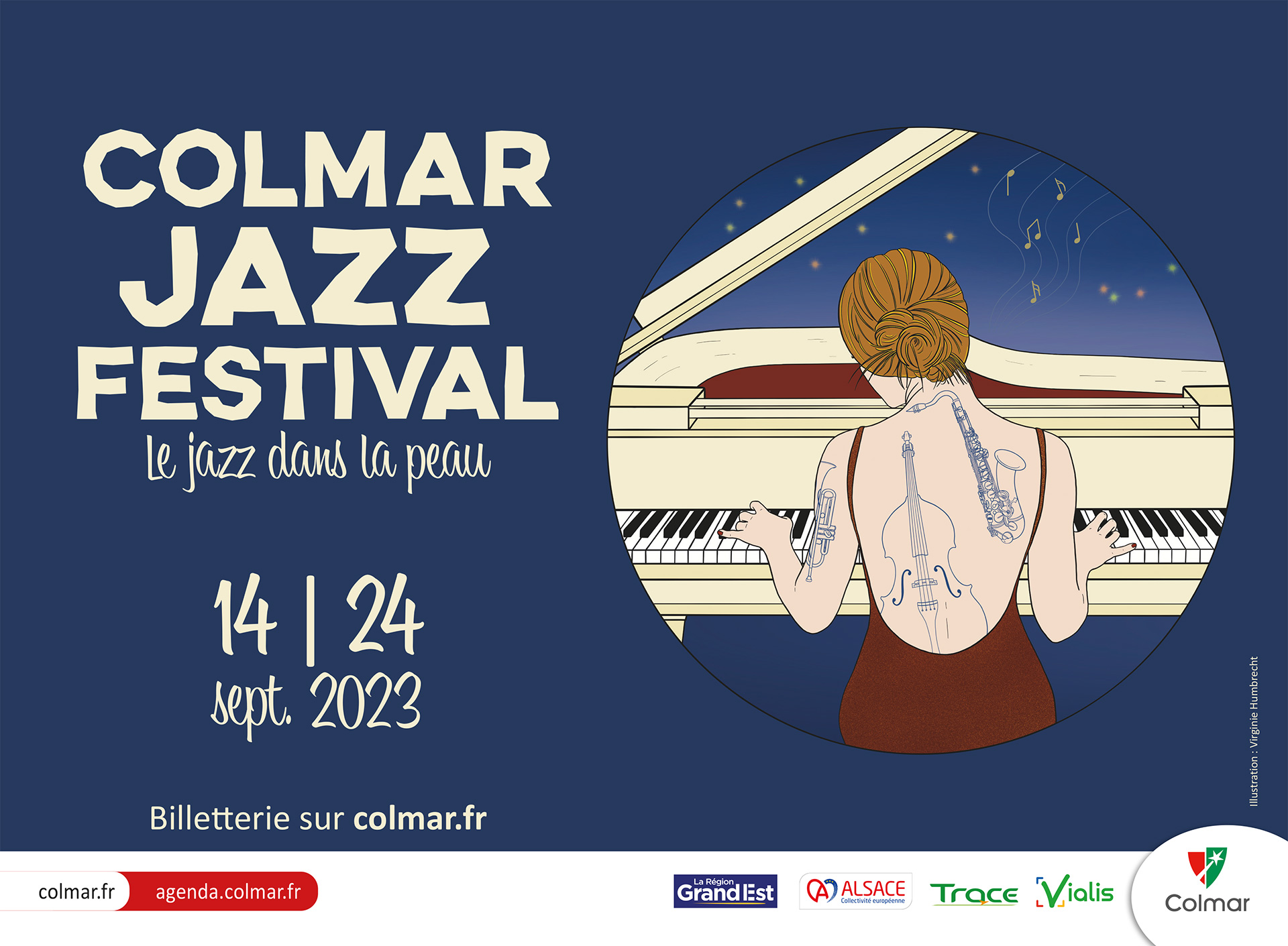 Affiche 2023 du Colmar jazz festival