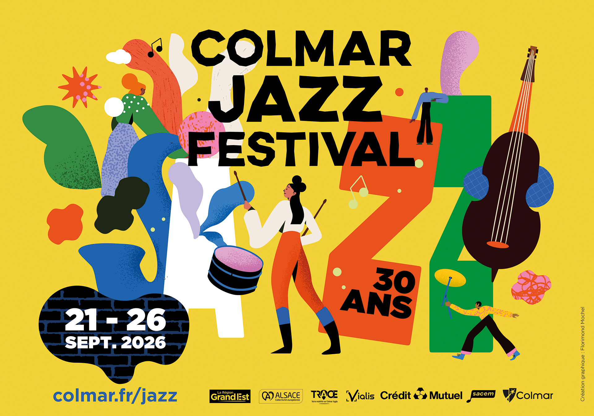 Affiche 2026 du Colmar jazz festival