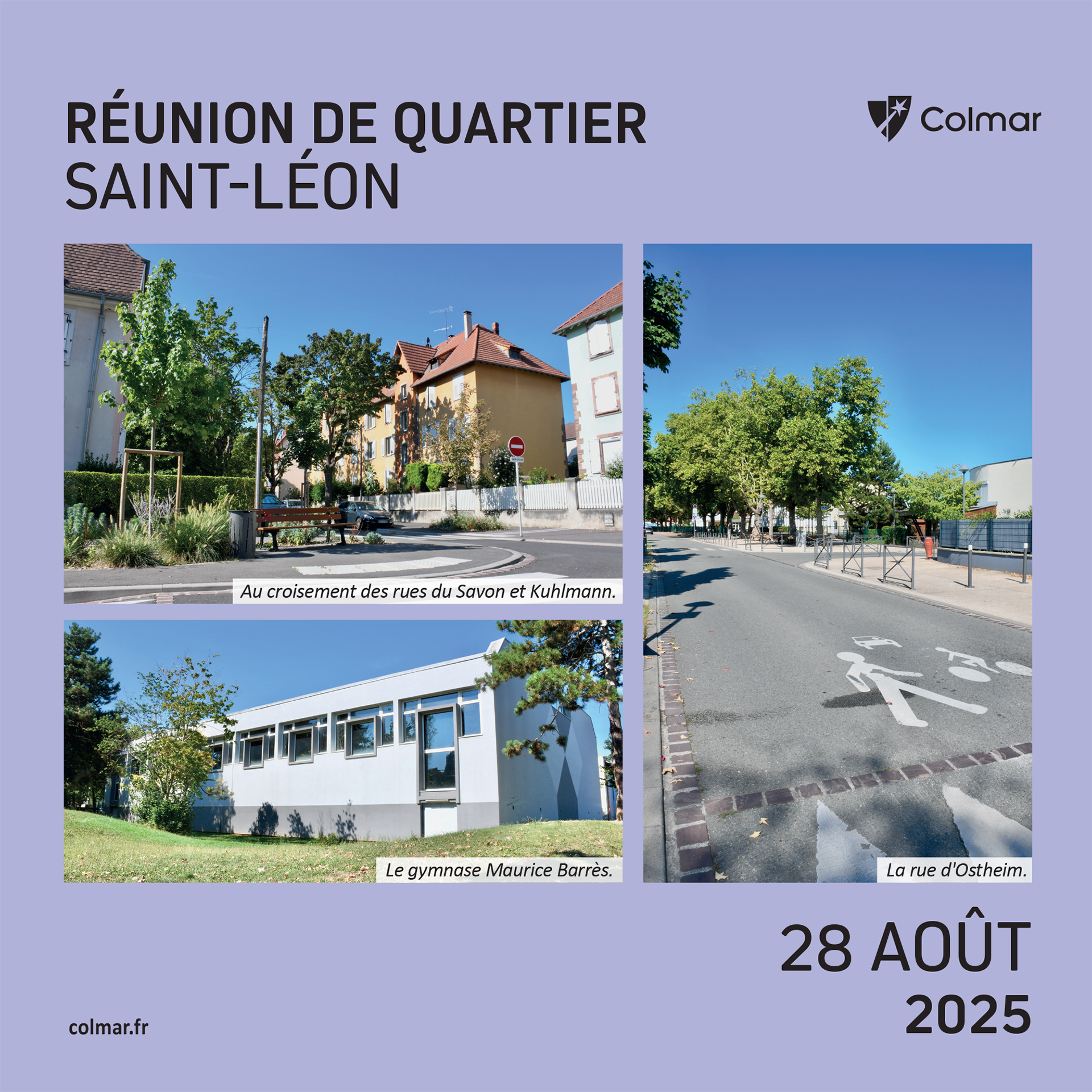 Couverture de la plaquette 2025 du quartier Saint-Léon