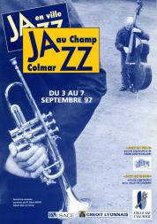 Couverture du programme de jazz de Colmar en 1997