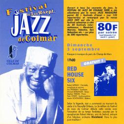 Couverture du programme de jazz de Colmar en 2000