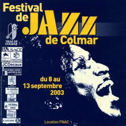 Couverture du programme de jazz de Colmar en 2003