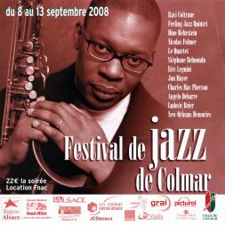 Couverture du programme de jazz de Colmar en 2008