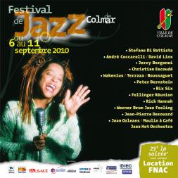 Couverture du programme de jazz de Colmar en 2010