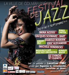 Couverture du programme de jazz de Colmar en 2012