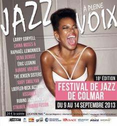 Couverture du programme de jazz de Colmar en 2013