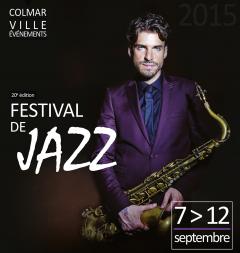 Couverture du programme de jazz de Colmar en 2015