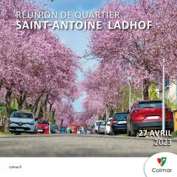 Plaquette 2023 de la réunion du quartier Quartier Saint-Antoine / Ladhof