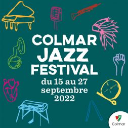 Couverture de la plaquette du Colmar jazz festival 2022