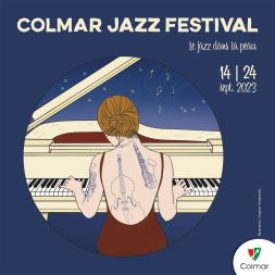 Couverture de la plaquette du Colmar jazz festival 2023