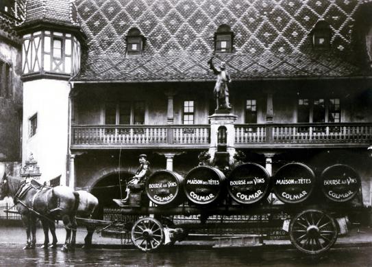 Bourse aux vins à Colmar, avant la seconde Guerre mondiale