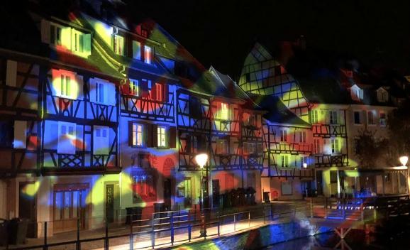 Plan d'animation lumière à Colmar