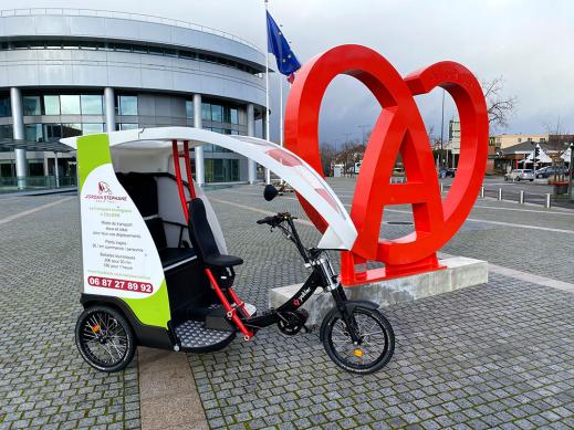 Vélo taxi à Colmar