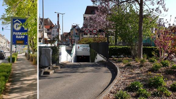 Le parc de stationnement Rapp