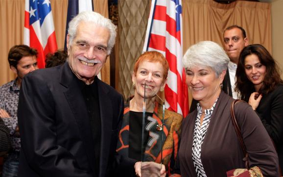 2013 : un trophée pour Omar Sharif, Catherine et Mélanie Wyler