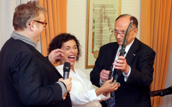 2013 : un trophée pour Saïda Jawad et Dominique Besnehard