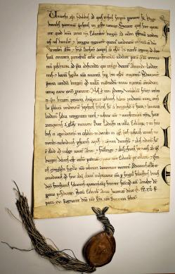 Plus ancien document conservé par les Archives de la Ville (1212)