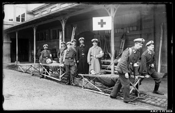Transports de blessés de la Première Guerre Mondiale (1914-1918)