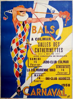 Affiche du bal de carnaval (1958)
