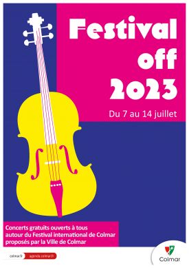 Affiche 2023 du Off du Festival international de Colmar