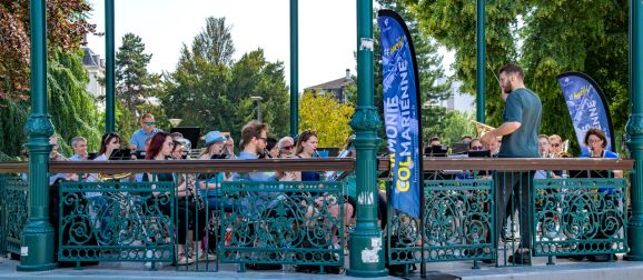 Un concert au kiosque à musique de Colmar