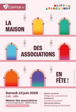 Affiche 2026 de la maison des associations en fête !