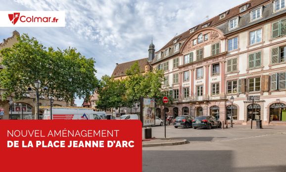 Visuel pour la concertation de la place Jeanne d'Arc