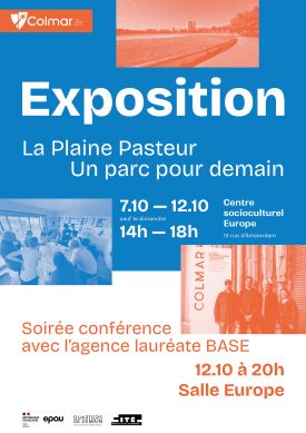 Affiche : exposition et conférence plaine Pasteur
