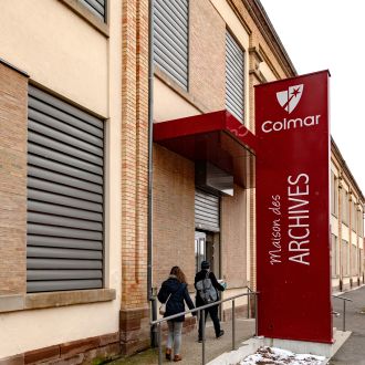 L'entrée des archives municipales de Colmar