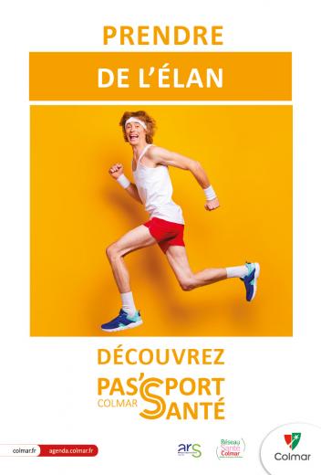 Affiche Pass'sport santé Colmar : Prendre de l'élan