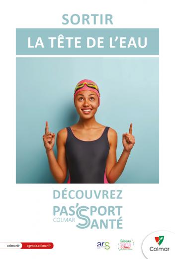 Affiche Pass'sport santé Colmar : Sortir la tête de l'eau