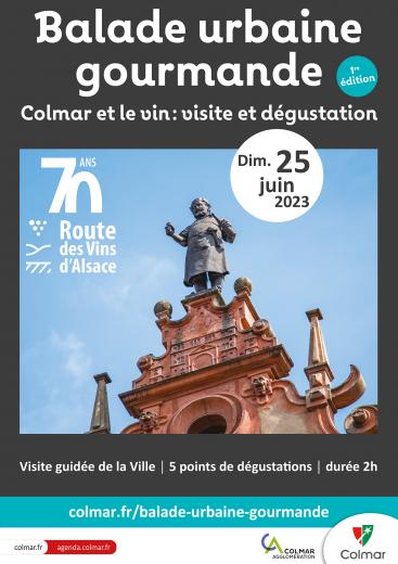 Visuel pour la balade urbaine gourmande 2023
