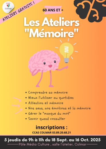 Les ateliers mémoire au CCAS de Colmar