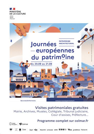 Affiche 2025 des Journées européennes du patrimoine
