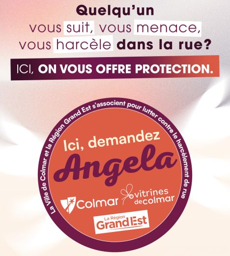 Le macaron du dispositif Angela