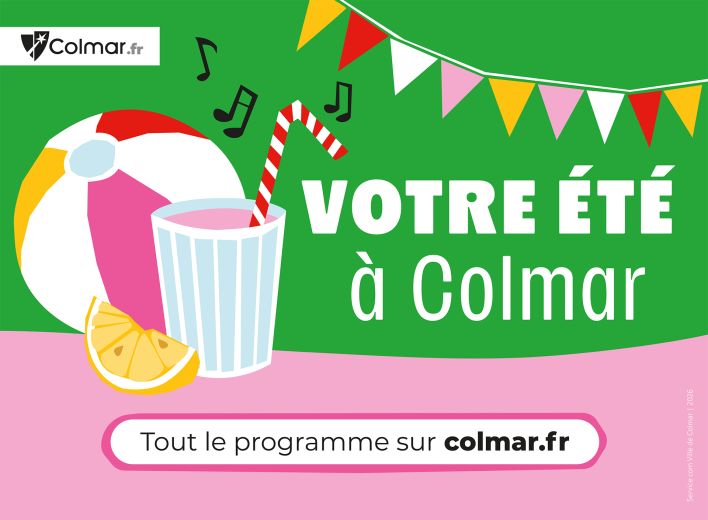Affiche 2026 des estivales de Colmar
