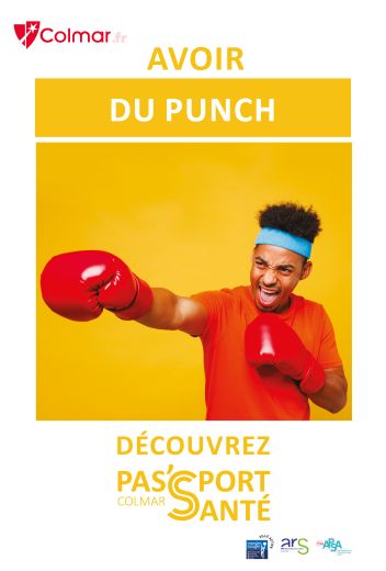 Affiche Pass'sport santé Colmar : Avoir du punch