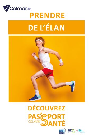 Affiche Pass'sport santé Colmar : Prendre de l'élan