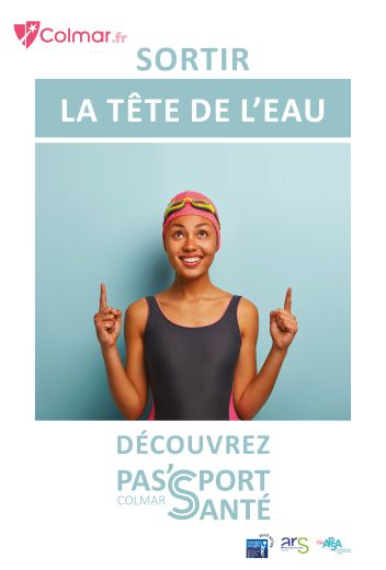 Affiche Pass'sport santé Colmar : Sortir la tête de l'eau