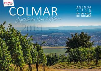 Couverture de l'agenda 2019 de la Ville de Colmar