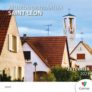 Plaquette 2023 de la réunion du quartier Saint-Léon